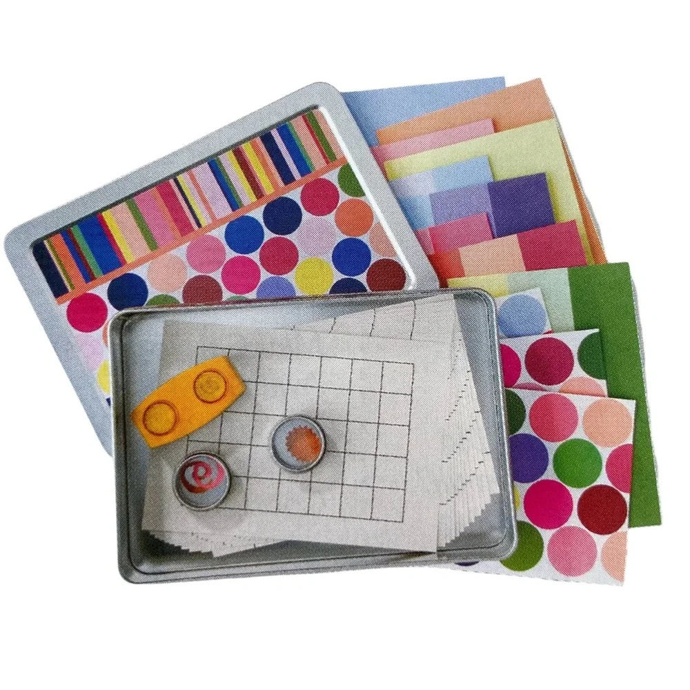 NIP Creative Memories Mini Moments Kit in Reusable Decorative Tin